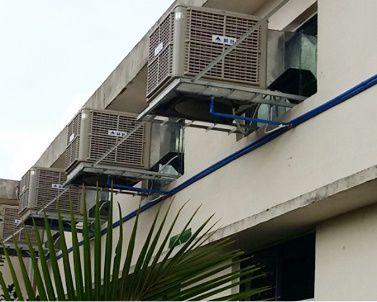 Industrial Air Coolers in Food Factory  